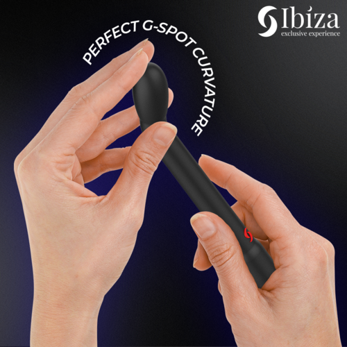 IBIZA - VIBRATEUR POINT G NOIR AVEC VIBRATION2