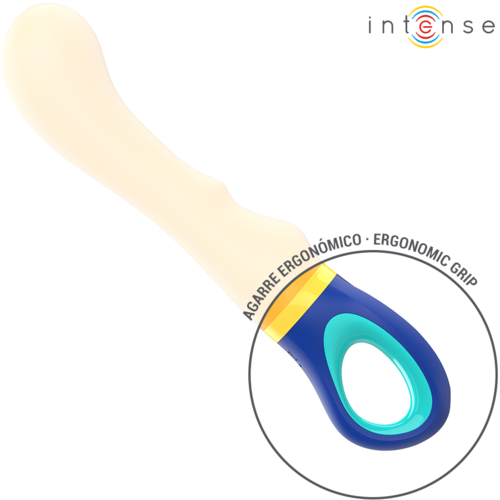 INTENSE - VIBRATEUR POINT G JAUNE SHAGGY3