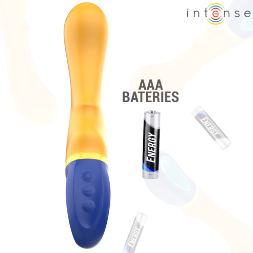 INTENSE - VIBRATEUR POINT G JAUNE SHAGGY4