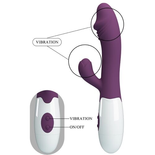 PRETTY LOVE - VIBRATEUR SNAPPY G-SPOT VIOLET8