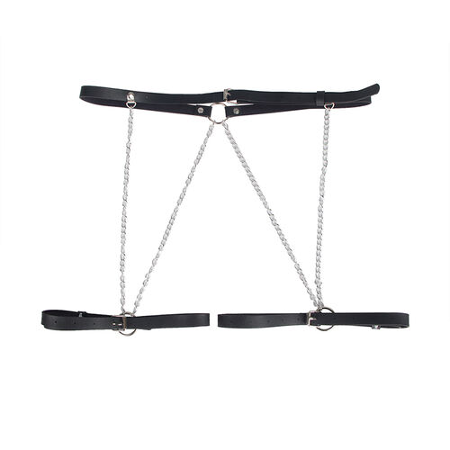 SUBBLIME - HARNAIS CEINTURE CUIR NOIR TAILLE UNIQUE3