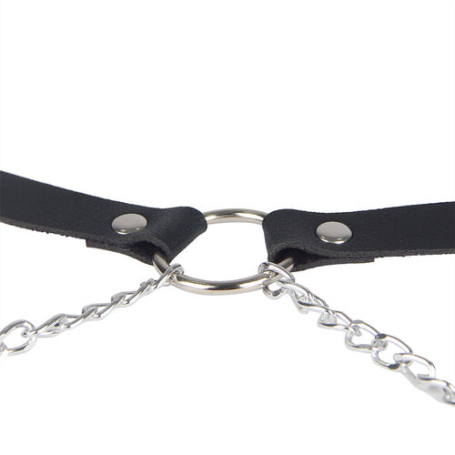 SUBBLIME - HARNAIS CEINTURE CUIR NOIR TAILLE UNIQUE7