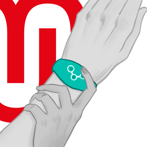WATCHME - MONTRE À TECHNOLOGIE SANS FIL BLEU VERT7